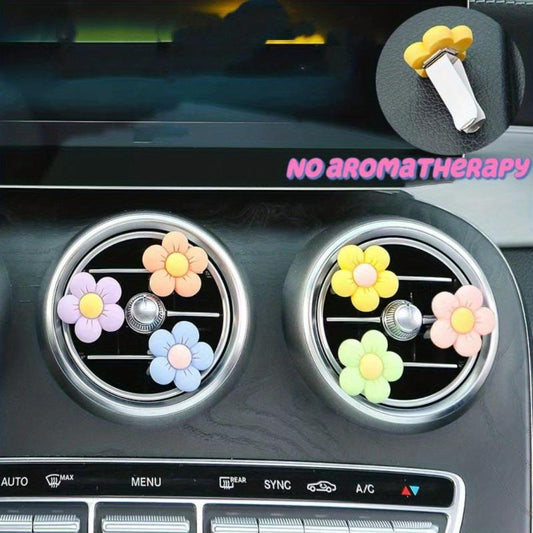 Cartoon Car Air Outlet Perfume Small Flower Aromatherapy