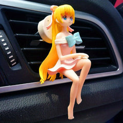 Girl Car Perfume Aromatherapy Ornament Light Fragrance Car Air Outlet