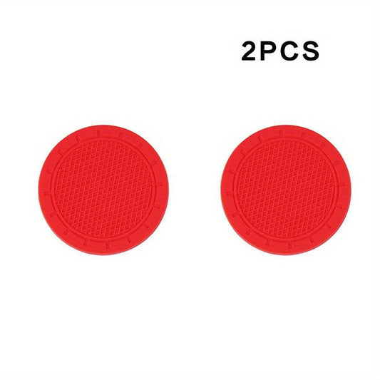 2pcs Car Water Coasters: Vehicle Interior Accessories