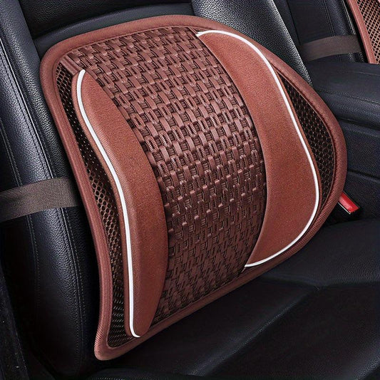 Summer Ice Silk Waist Support & Massage Backrest Pad