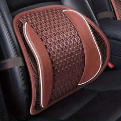 Summer Ice Silk Waist Support & Massage Backrest Pad