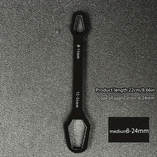 1PC 3 24mm Double Head Wrench Universal Self-tightening Adjustable