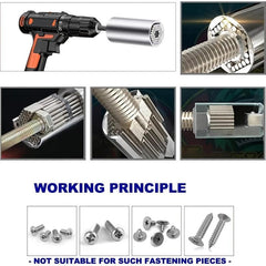 Universal Socket Wrench Kit 7-19mm for Any Bolt Ratchet Wrench