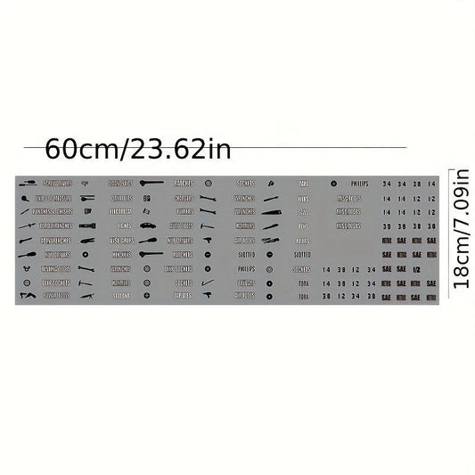 99pcs Tool Box Label Decal Sticker Set Organization for Toolbox