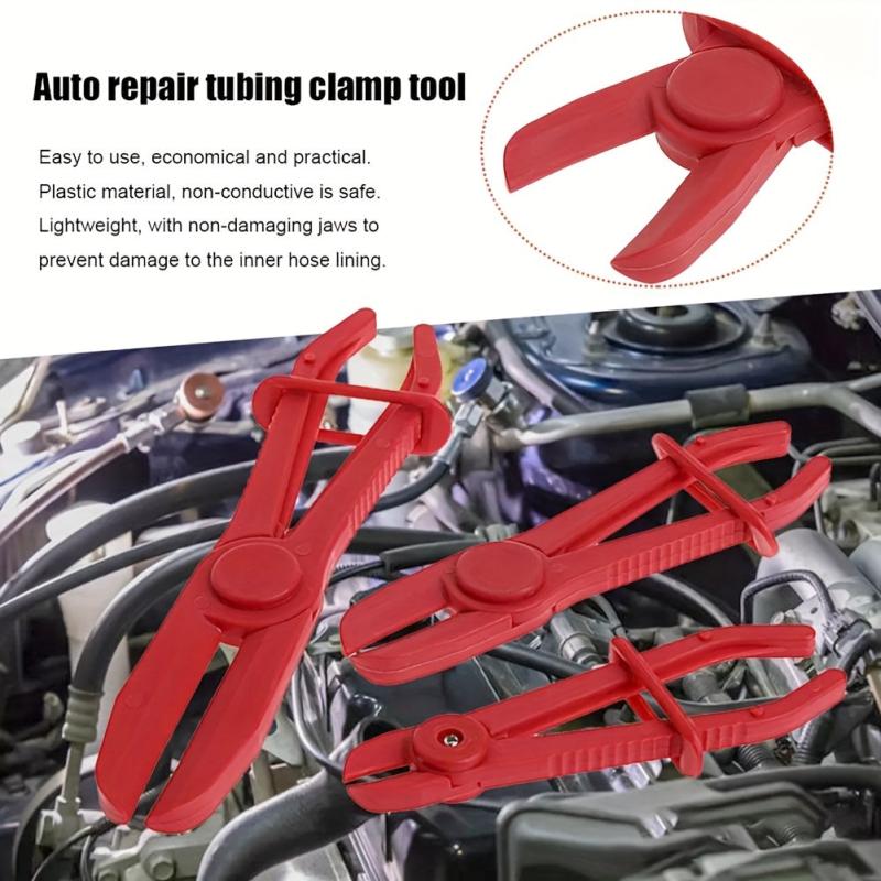 3pcs Nylon Hose Clamp Tool Set Brake Fuel Water Plier Pliers Car Repair Line