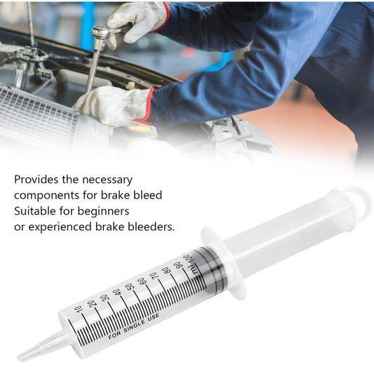 100ML Motorcycle Brake Bleed Kit - Professional Hydraulic Disc Bleeder Tool