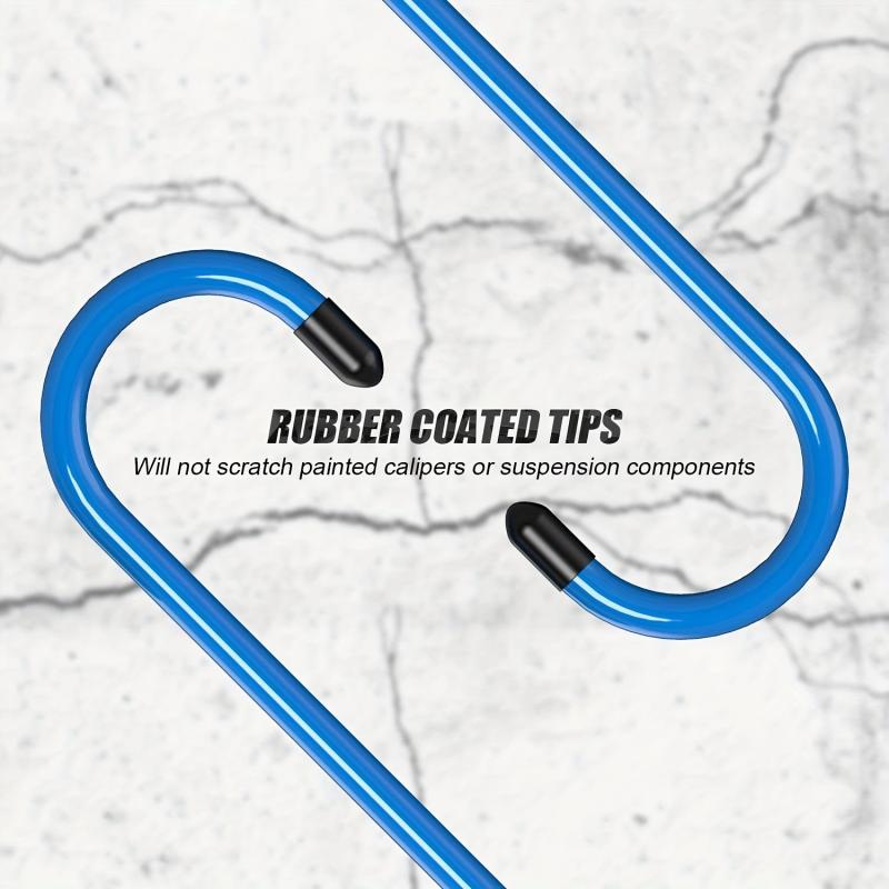 Brake Caliper Hangers Hooks With Rubber Caps 4 PCS