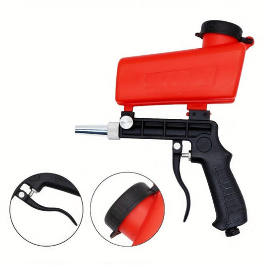 90psi Portable Gravity Sandblasting Gun Aluminium Pneumatic Sandblaster