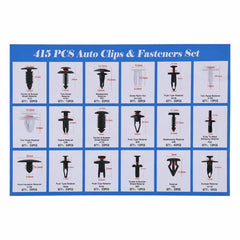 419pcs Car Retainer Clips Fasteners Kit Remover For Car