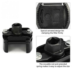 Adjustable Filter Wrench 1/2 Drive 60-80mm Filter Remover Kit