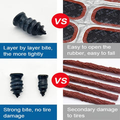 40pcs Tire Repair Rubber Nails for Car Motorcycle Self Service Puncture Repair