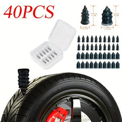 40pcs Tire Repair Rubber Nails for Car Motorcycle Self Service Puncture Repair