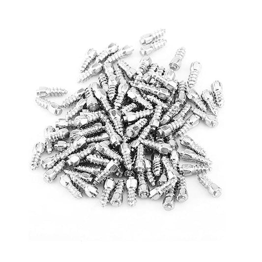 50PCS 12mm Carbide Tire Studs Snow Spikes Anti Slip For Car Snowmobile
