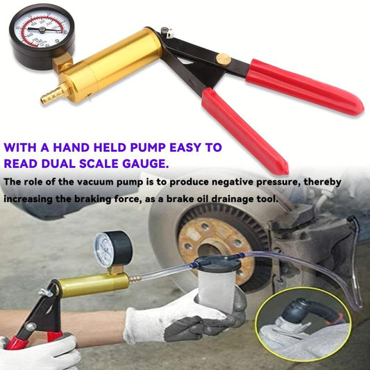 Brake Bleeder Kit Vacuum Pressure Pump Tester Set for Automotive