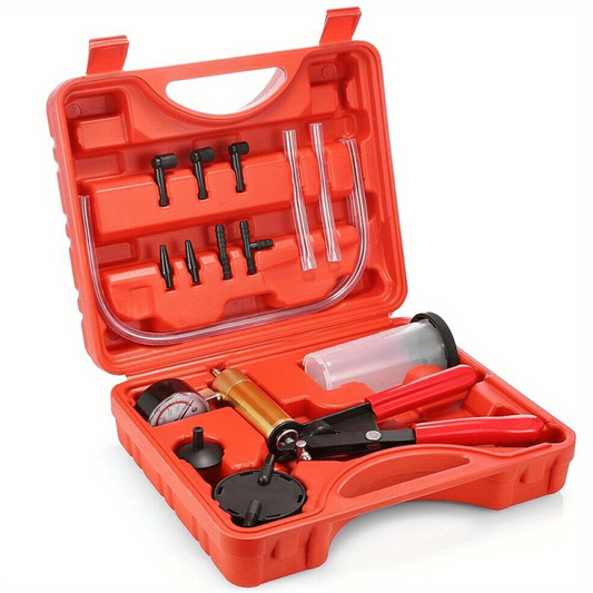 Brake Bleeder Kit Vacuum Pressure Pump Tester Set for Automotive