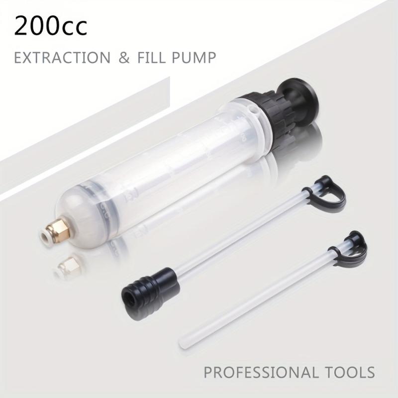 200cc Fluid Extractor Syringe Pump Manual Suction Vacuum Fuel Change Pump
