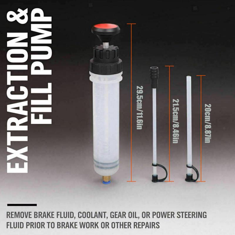 Car Fluid Extractor 200CC Suction Syringe Auto Air Pump Filling Syringe