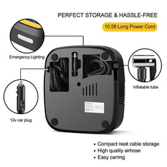 Portable Tire Inflator with Touchscreen