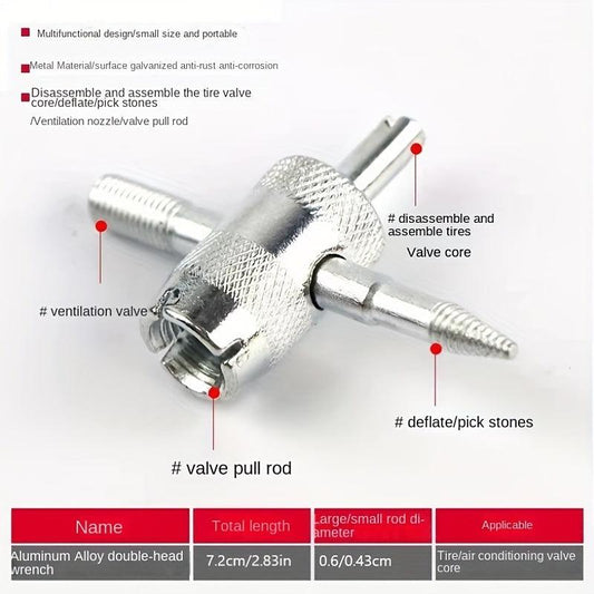 4 in 1 Valve Core Screwdriver Tool for Easy Car Tire Repairs