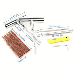 12pcs Universal Tire Patch Kit for Cars Trucks Motorcycles ATVs
