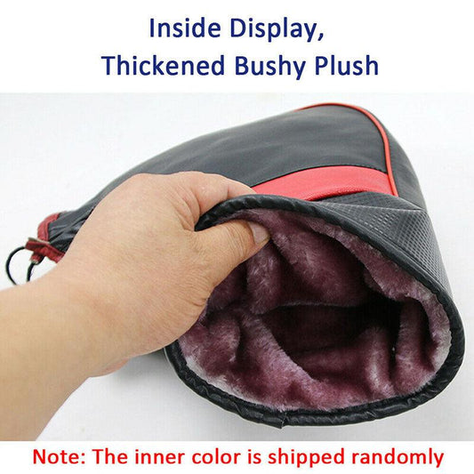 Waterproof Motorcycle Gloves for Winter Riding and Windshield Protection
