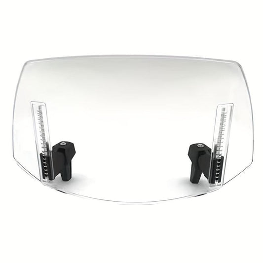 Adjustable Clip-on Motorcycle Windshield Extension - Windscreen Extender