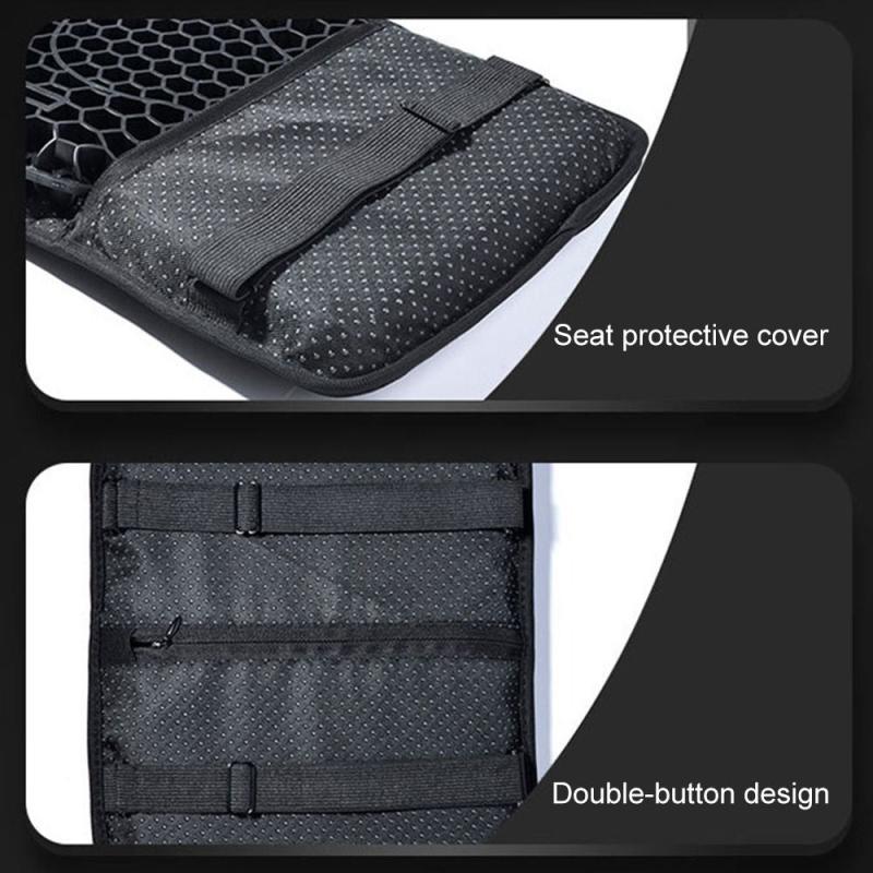 Gel Honeycomb Motorcycle Cushion - Comfort & Pressure Relief in One