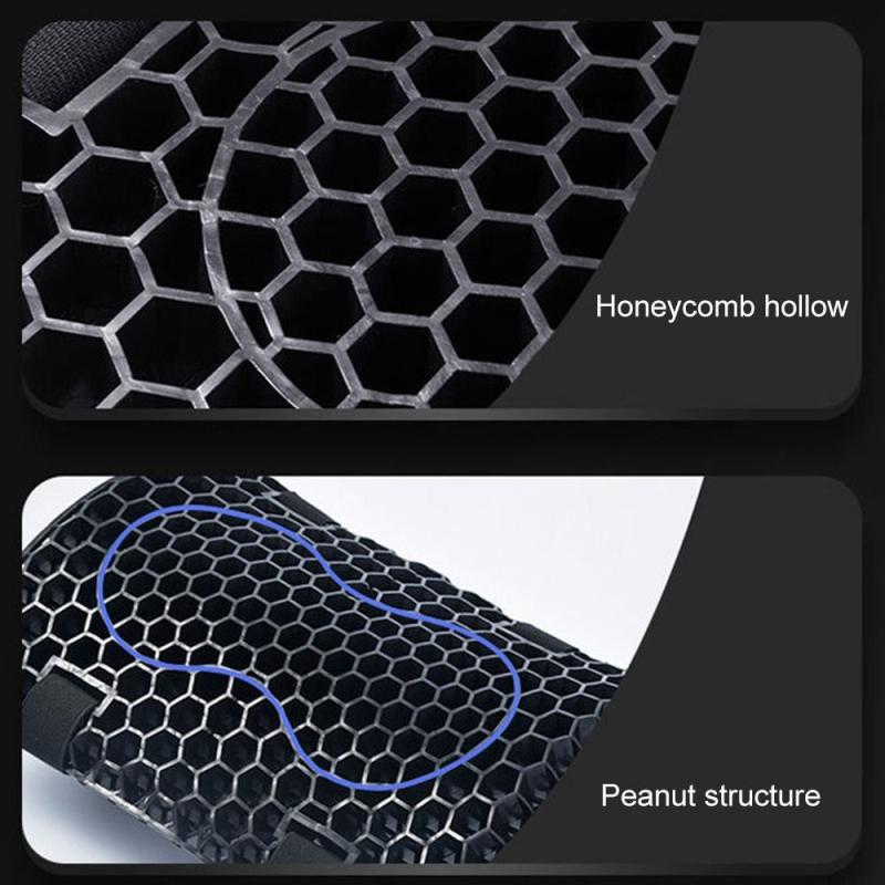 Gel Honeycomb Motorcycle Cushion - Comfort & Pressure Relief in One
