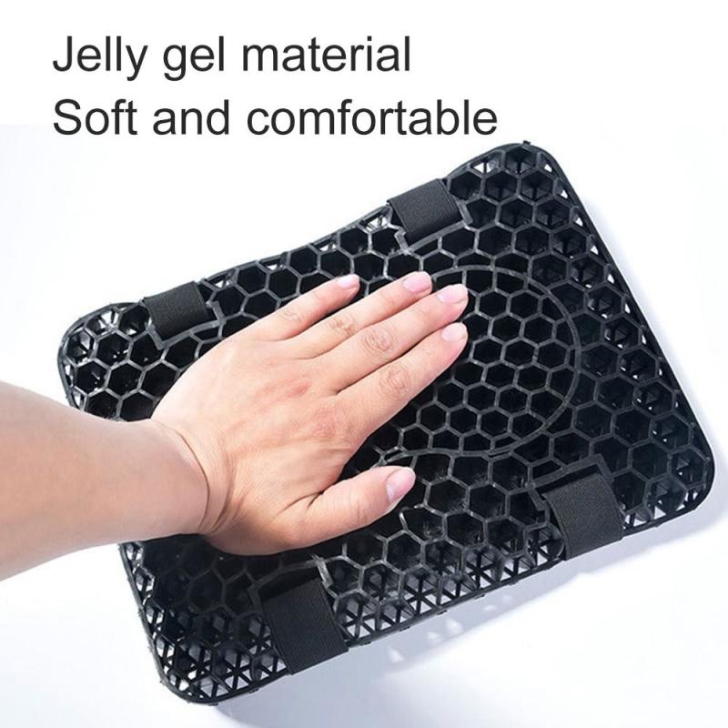 Gel Honeycomb Motorcycle Cushion - Comfort & Pressure Relief in One