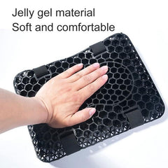 Gel Honeycomb Motorcycle Cushion - Comfort & Pressure Relief in One