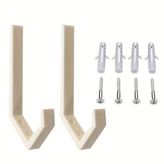 2PCS Motorcycle Helmet Rack Holder Wall Mounted Hook Display Racks