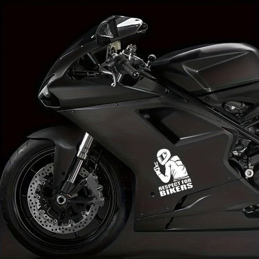 Respect For Bikers Car Sticker Funny Styling Decal