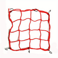 1pc Motorcycle Luggage Net 6 Hooks Hold Down Fuel Tank Mesh Web Bungee