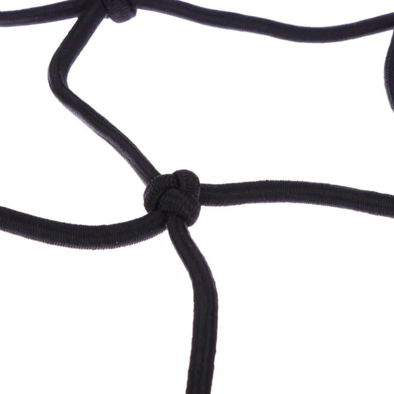 1pc Motorcycle Luggage Net 6 Hooks Hold Down Fuel Tank Mesh Web Bungee