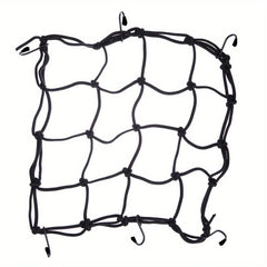 1pc Motorcycle Luggage Net 6 Hooks Hold Down Fuel Tank Mesh Web Bungee