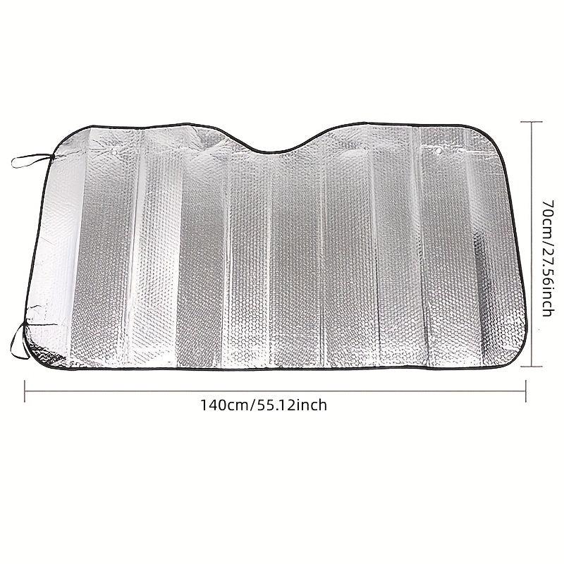 Car Windshield Sunshade Curtain with Suction Cups - Blocks UV Rays