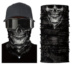 Robot Skull Halloween Mask Scarf for Cycling Fishing Skiing