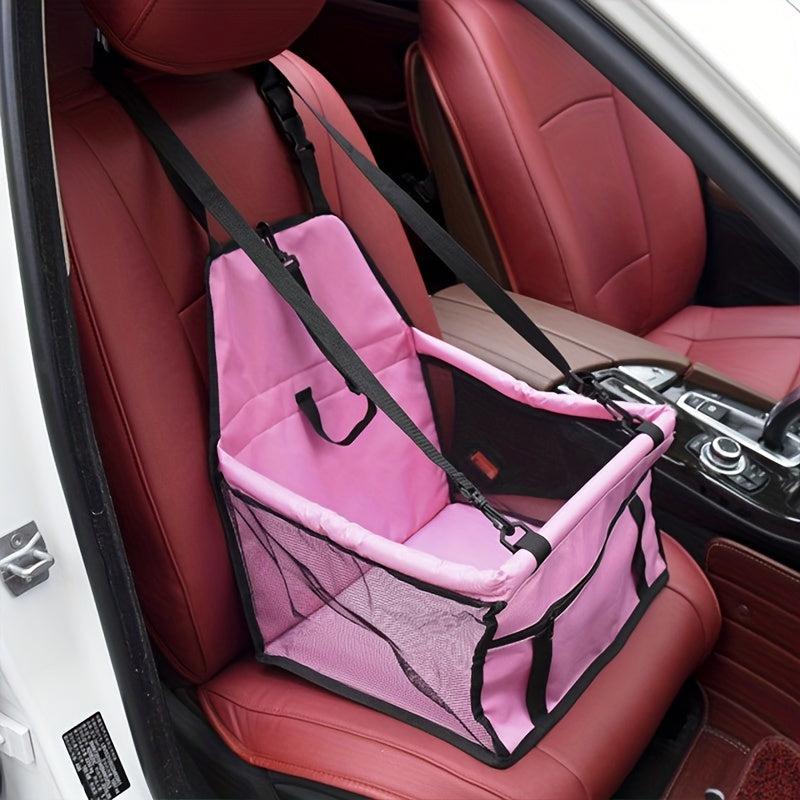 Pet Dog Car Booster Seat Carrier Portable Foldable Carrier With Seat Belt
