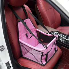 Pet Dog Car Booster Seat Carrier Portable Foldable Carrier With Seat Belt