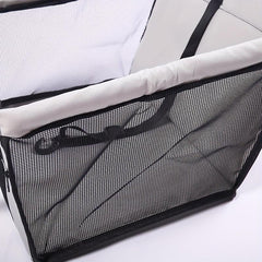Pet Dog Car Booster Seat Carrier Portable Foldable Carrier With Seat Belt