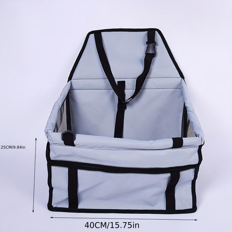 Pet Dog Car Booster Seat Carrier Portable Foldable Carrier With Seat Belt