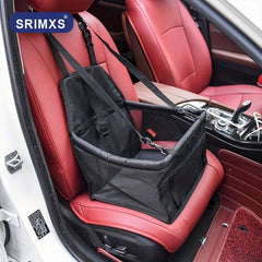 Pet Dog Car Booster Seat Carrier Portable Foldable Carrier With Seat Belt