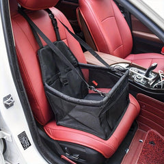 Pet Dog Car Booster Seat Carrier Portable Foldable Carrier With Seat Belt