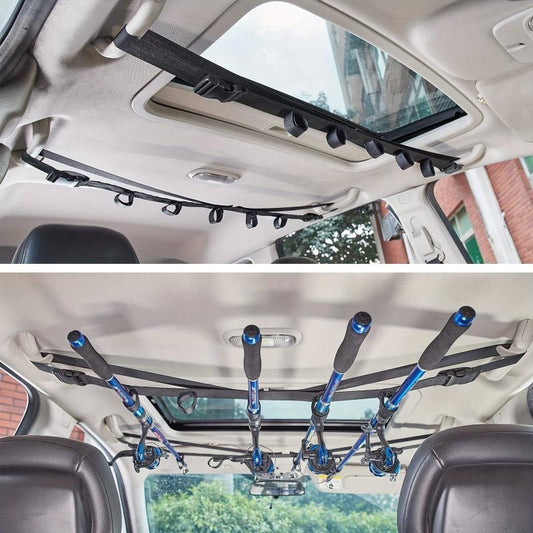 Car Fishing Rod Storage Rope Travel Carry Car Fishing Rod Holder