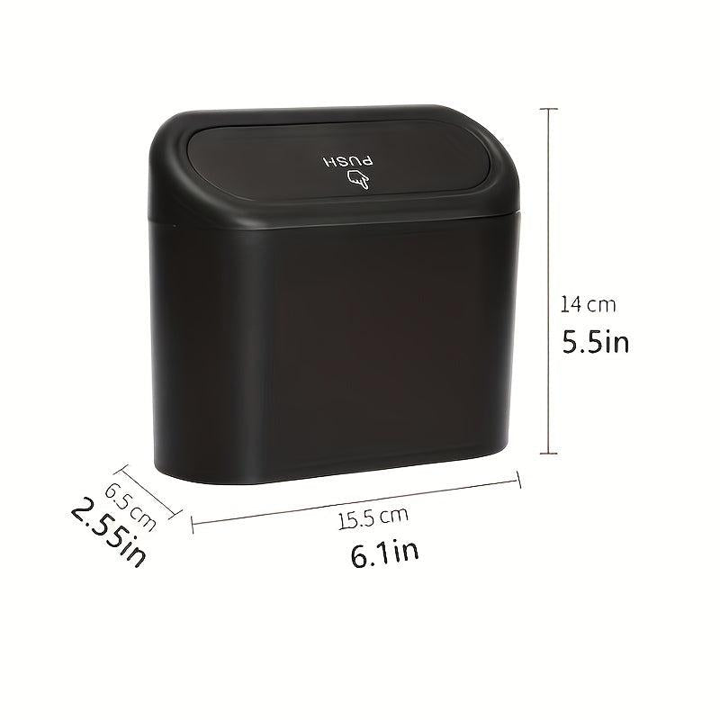 1pc Car Trash Can Car Storage Bin Multifunctional Garbage Bin