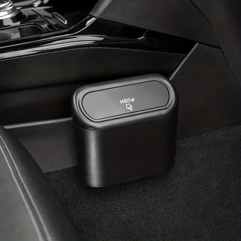 1pc Car Trash Can Car Storage Bin Multifunctional Garbage Bin
