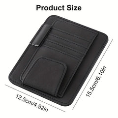 Car Sun Visor Storage Clip Multifunctional Car Inner Card Bag