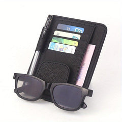 Car Sun Visor Storage Clip Multifunctional Car Inner Card Bag