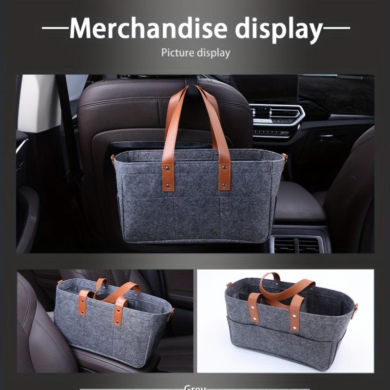 Trunk Storage Bag Folding Hanging Basket Portable Bag for Car