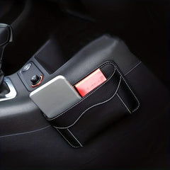 Car Storage Bag Adhesive Mobile Phone Storage Box Seat Dashboard